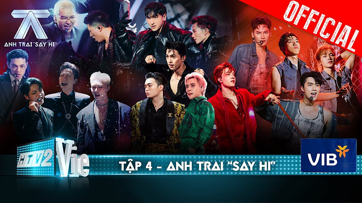 Anh Trai Say Hi - Tập 4: HIEUTHUHAI, Negav, Song Luân, Isaac mở màn với 4 siêu phẩm phá đảo sân khấu