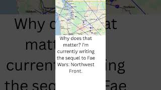 What does this #leylines map of Washington State have to do with writing? Find out in my newsletter!