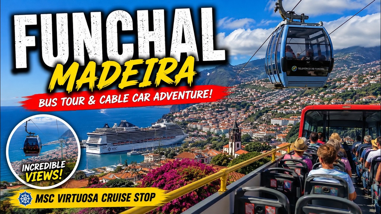 We Explored Funchal Madeira… Then Went ABOVE the City!