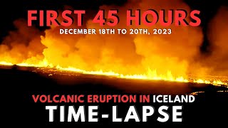 3 Days, 11 minutes - Volcanic Eruption in Iceland (December 2023)