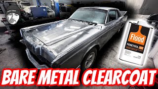 Clear Coating a BARE METAL Car With Flood Penetrol
