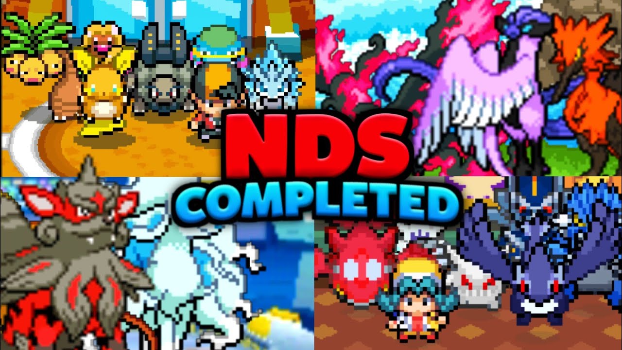 Pokemon NDS Rom Hack 2024 With Hisuian & Galarian Forms, Shadow ...