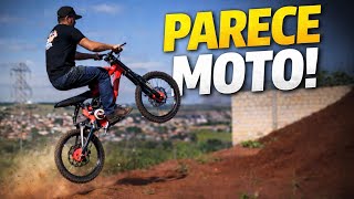COLOQUEI Suspensão ROCK SHOX  na MOTORIZADA de Trilha 