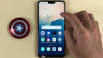 How to turn off the screen with 1 touch with assistant shadow on OPPO F7 Android 10