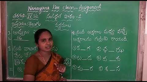 2b. AP & TS  CLASS IV TELUGU SL ASSIGNMENT VIDEO  DAY 7