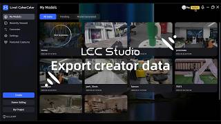 How to Export LCC Creator Data from LCC Studio