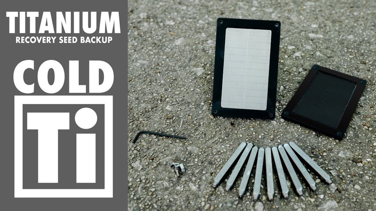 ColdTi Titanium Recovery Seed Backup Unboxing and Review