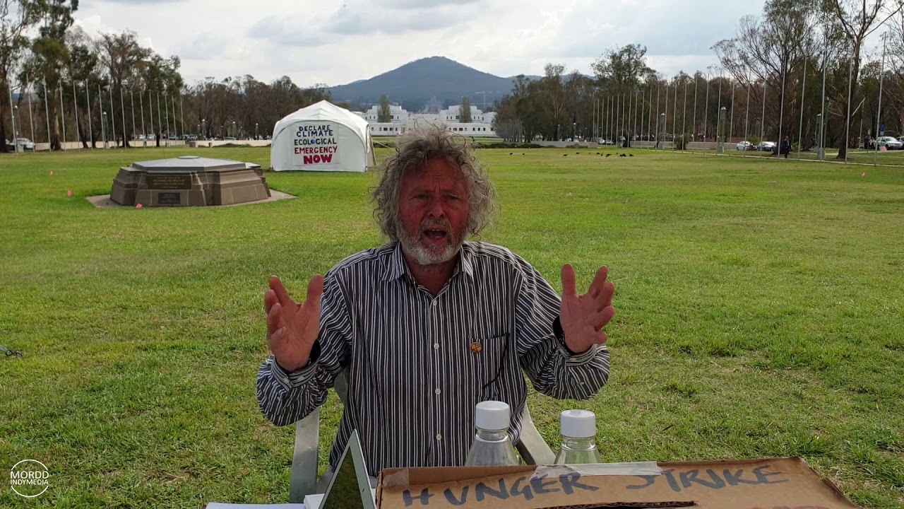 Hunger Strike for Climate at Parliament House