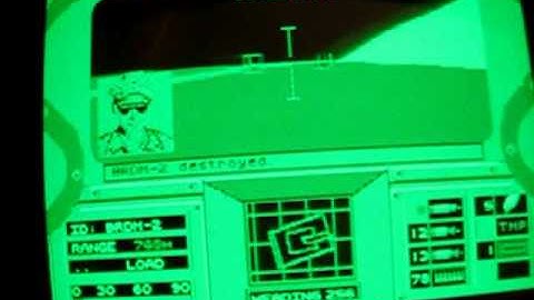 Playing Abrams Battle Tank on IBM 5151 Monitor