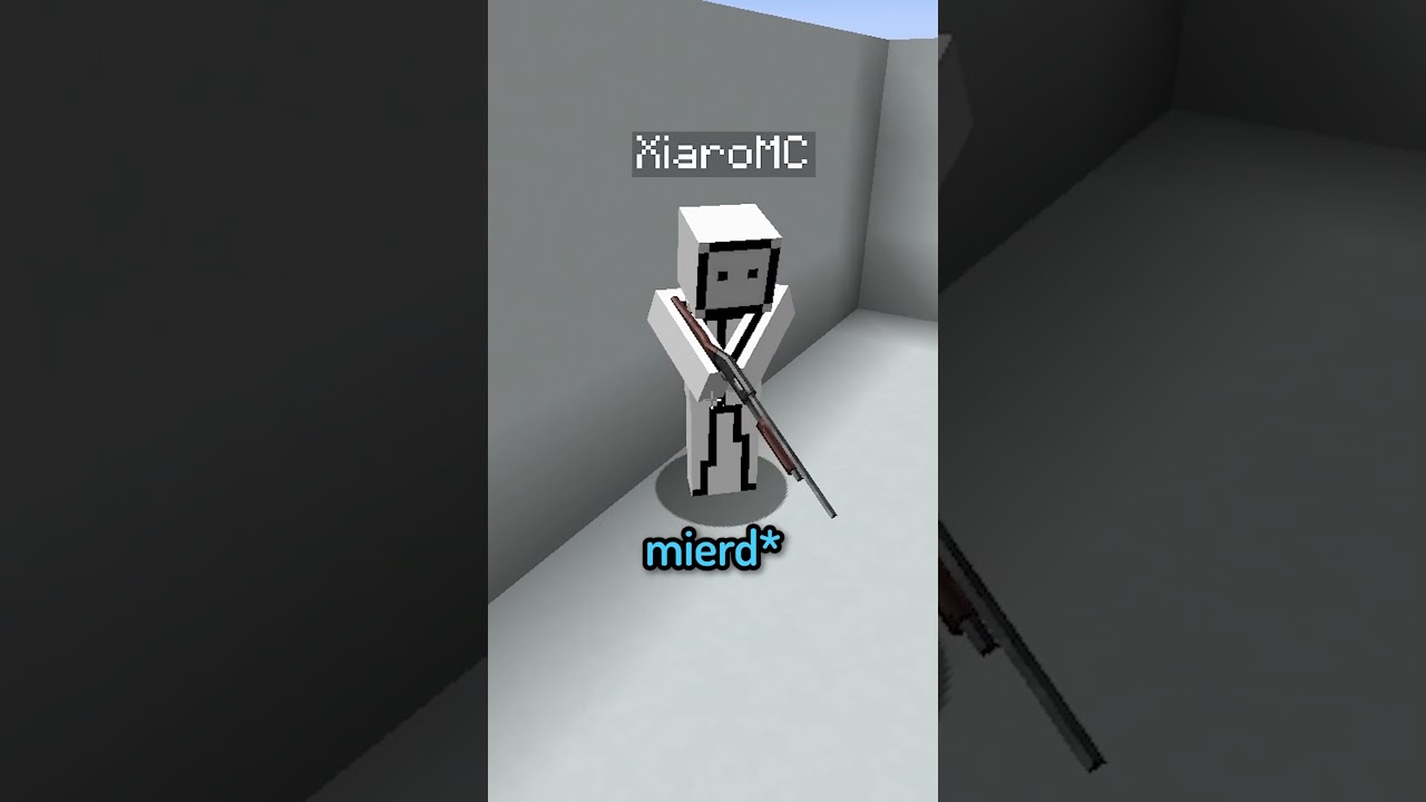 lo puso a barrer 🙀 #minecraft #shorts