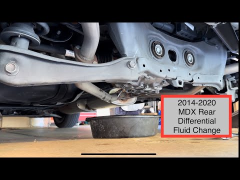 2014-2020 Acura MDX Rear Differential Fluid change step by step