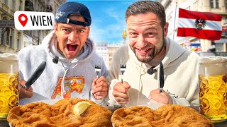 Wir testen das beste Schnitzel der WELT und fahren alle Bahnen vom Prater in Wien!