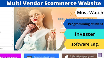 Multi Vendor Ecommerce website developed in php