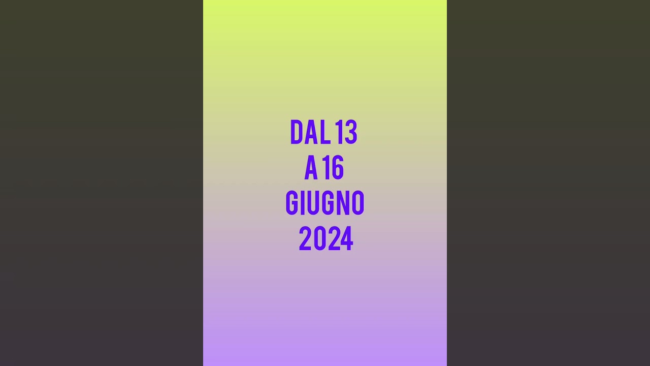 Home book Fest video. dal 13 al 16 giugno 2024