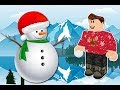 بانيت اكبر رجل ثلج فى لعبة roblox !! ⛄