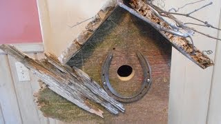 Making Old Wooden Barnboard Bird house