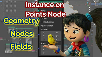 Instance on Points node Blender 3.0 | Geometry Nodes Blender 3D