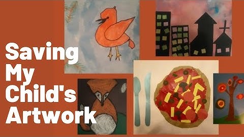 Declutter Sentimental Items- Organize Child Artwork and Keepsakes | Whole House Declutter Series #4