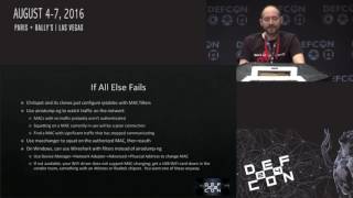 DEF CON 24 - Grant Bugher - Bypassing Captive Portals and Limited Networks
