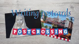 Write some Postcrossing Postcards with me week 4 2022