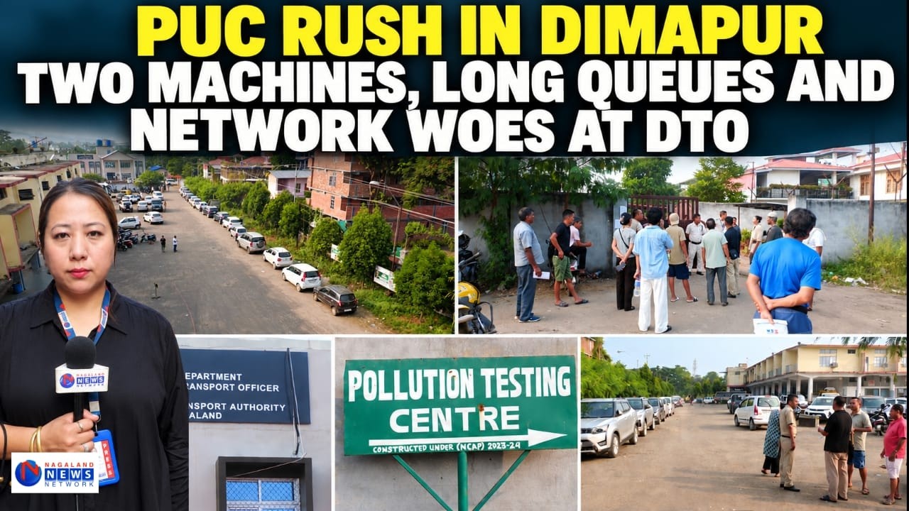 OCT 11 DEADLINE: LONG QUEUES AT DIMAPUR DTO RAISE QUESTIONS OVER VEHICLE DOCUMENT SYSTEM