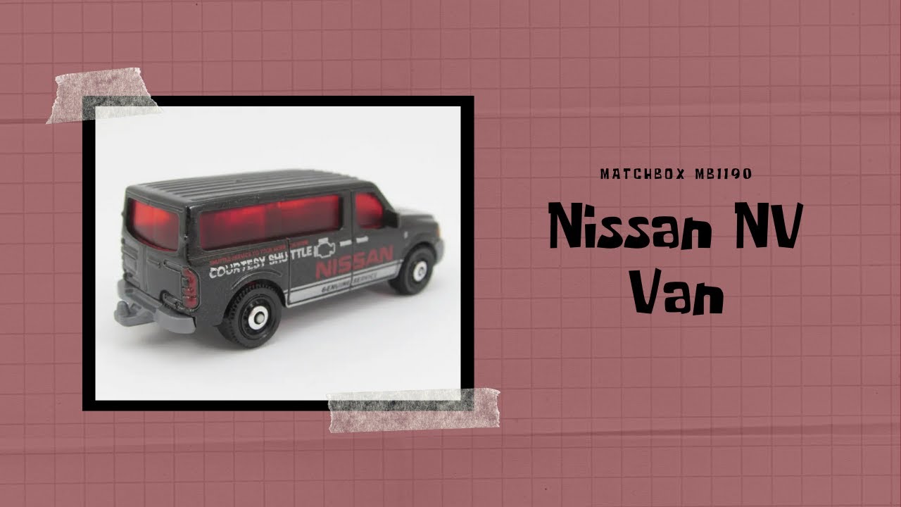 Matchbox MB1190 | Nissan NV Nissan Genuine Service, Courtesy Shuttle