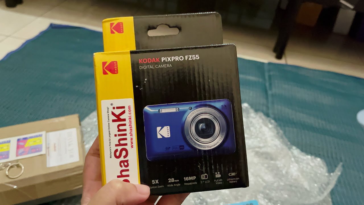 Kodak PIXPRO FZ55 Digital Camera, Blue Open Box - Tested