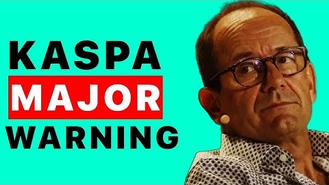 🚨KASPA: MARA CEO Warning to Bitcoin Miners