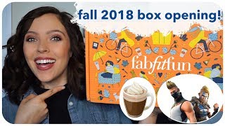 fabfitfun Fall 2018 Box Opening!