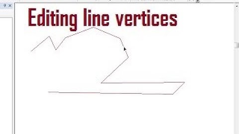 30-9 Editing line vertices