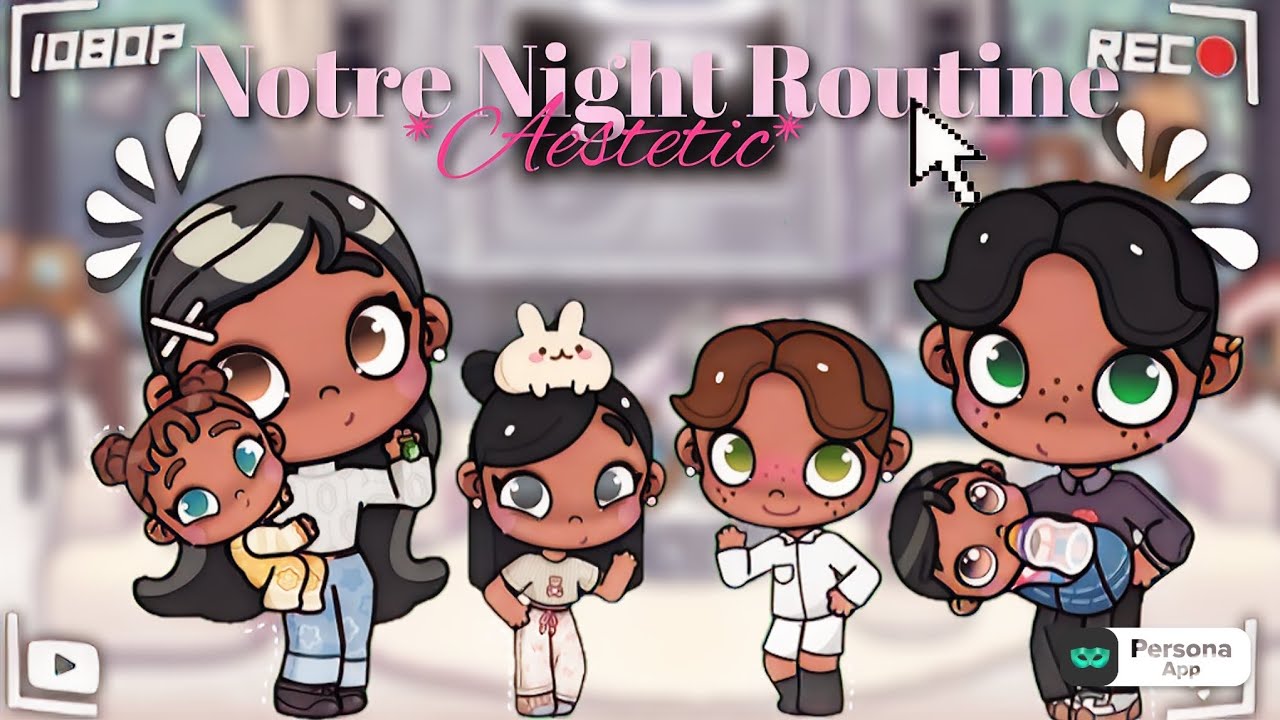 🍵Notre *Aestetic* Night Routine🍵||With Voice 🔊||Avatar World 🌏 🧸