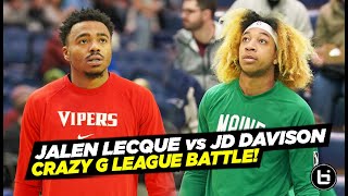 JD Davison vs Jalen Lecque! Bouncy Guards G League Battle! Maine Celtics vs Vipers Game Highlights!
