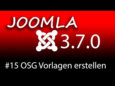 Homepage mit Joomla 3.7 - OSG  Seminar Man. E-Mail, PDF & Zertifikats- Vorlage erstellen [1080p HD]