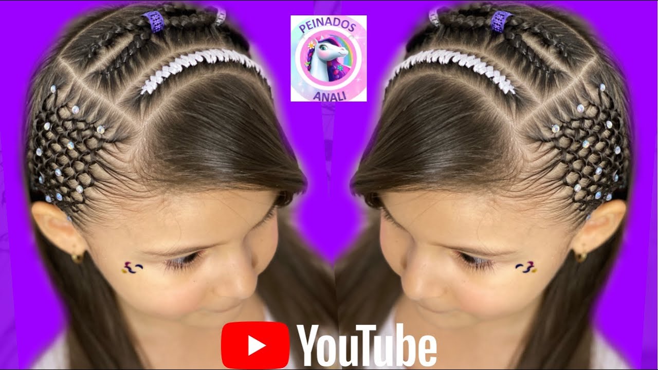 HERMOSO PEINADO CON TEJIDO EL PANAL / #BRAIDS #HAIRSTYLE #PEINADOS #TRENZAS