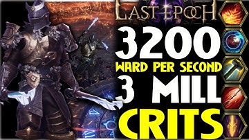 Smelters Wrath Chronostasis Apostate 3 Mill Crit Forge Guard | Last Epoch Build Guide Showcase