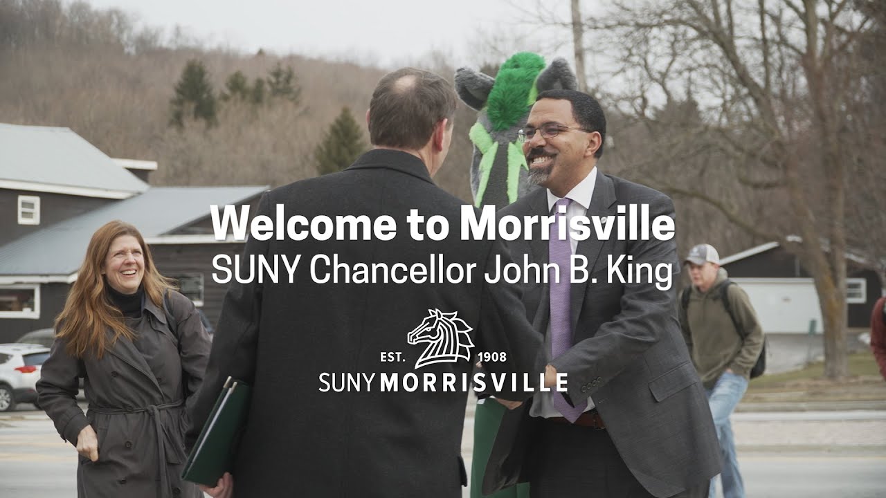 SUNY Morrisville: SUNY Chancellor King visits campus - YouTube