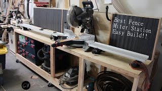 Fast and Easy Miter saw station and wood storage using the Best Fence by Fastcap IF you like the video give it a thumbs up and don