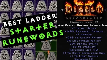 D2R The Best Early Runewords For Ladder 2.4 - Diablo 2 Resurrected