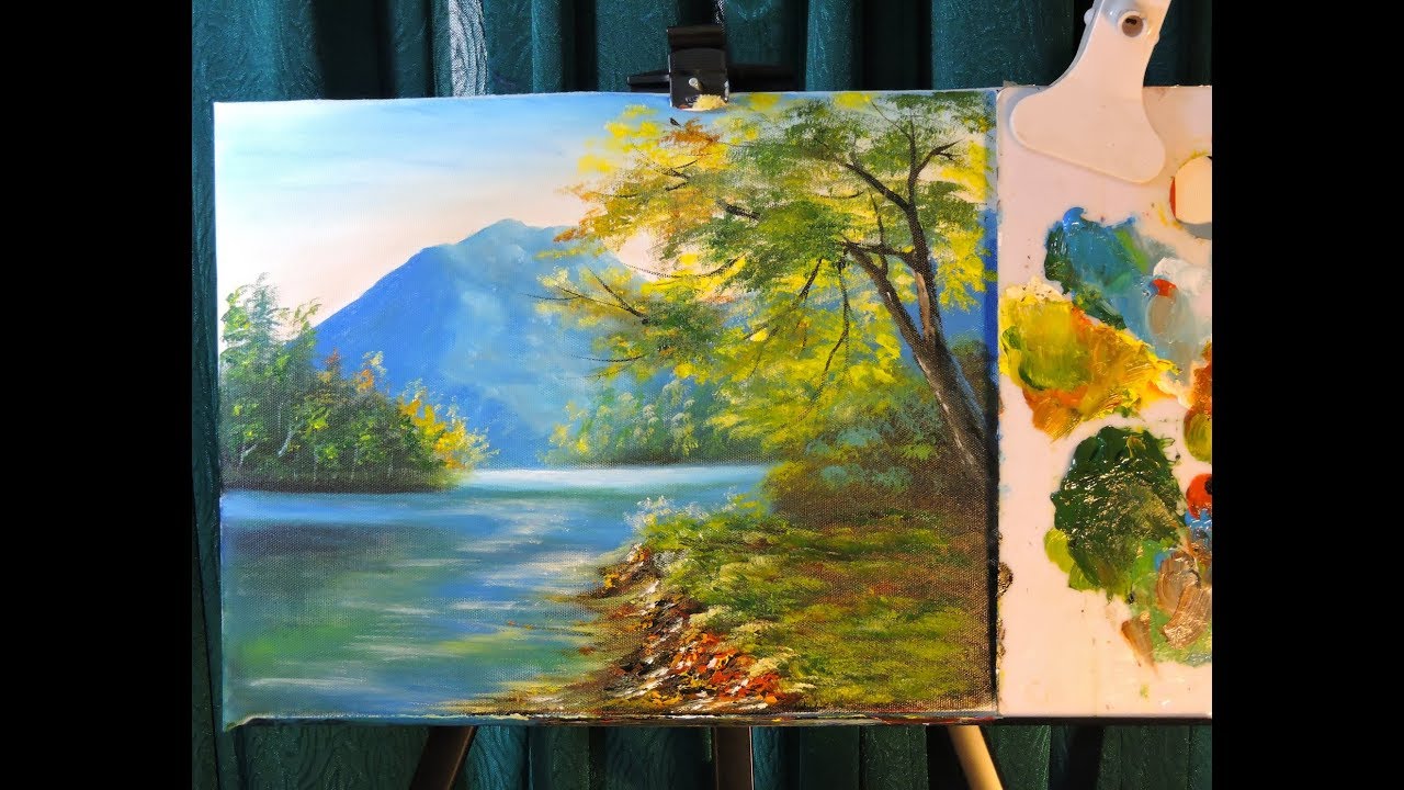 Hướng Dẫn Vẽ Tranh Phong Cảnh- How To Paint Landscapes With Acrylic #39