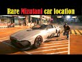 Rare car Mizutani Shion convertible location - Cyberpunk 2077