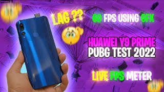 Huawei Y9 Prime 2019 Pubg test in 2022 | 60 fps Testing with GFX Tool | Y9 Prime Pubg with FPS meter screenshot 3