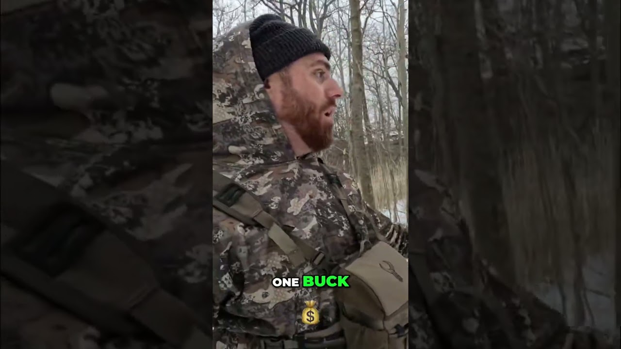 Found the ULTIMATE Buck Shed in Snowy Woods! #shorts