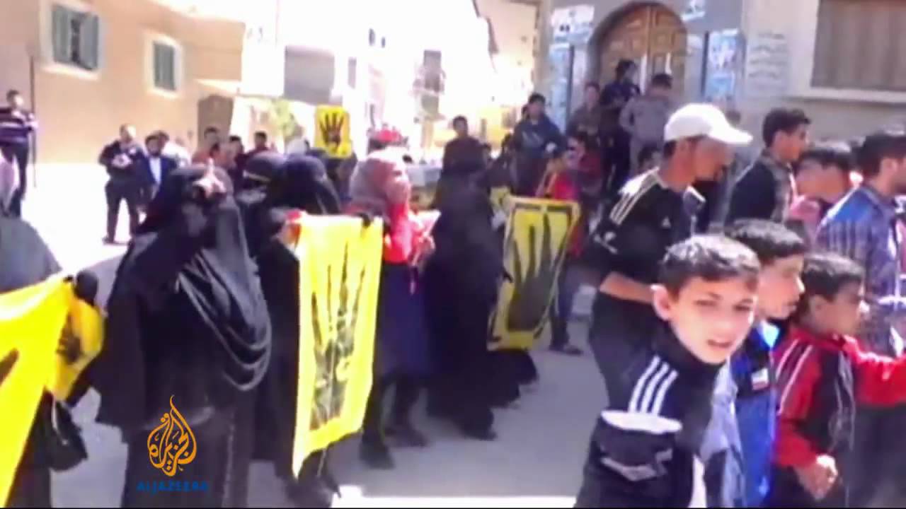 اشتبكت الشرطة المصرية مع متظاهرين مناهضين للسيسي
