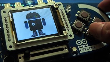 Arduino Esplora example: read BMP from SD Card, display on TFT screen