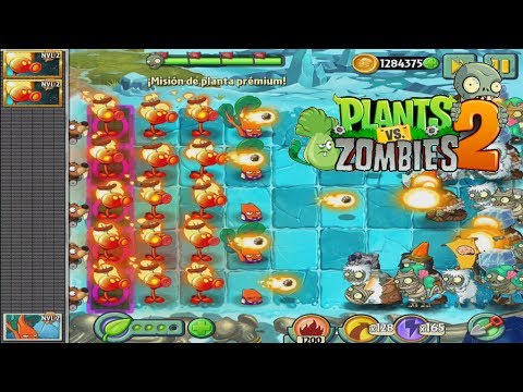 Plants vs Zombies 2: Misión Épica Lanzaguisantes de Fuego - [Nivel 1 ...
