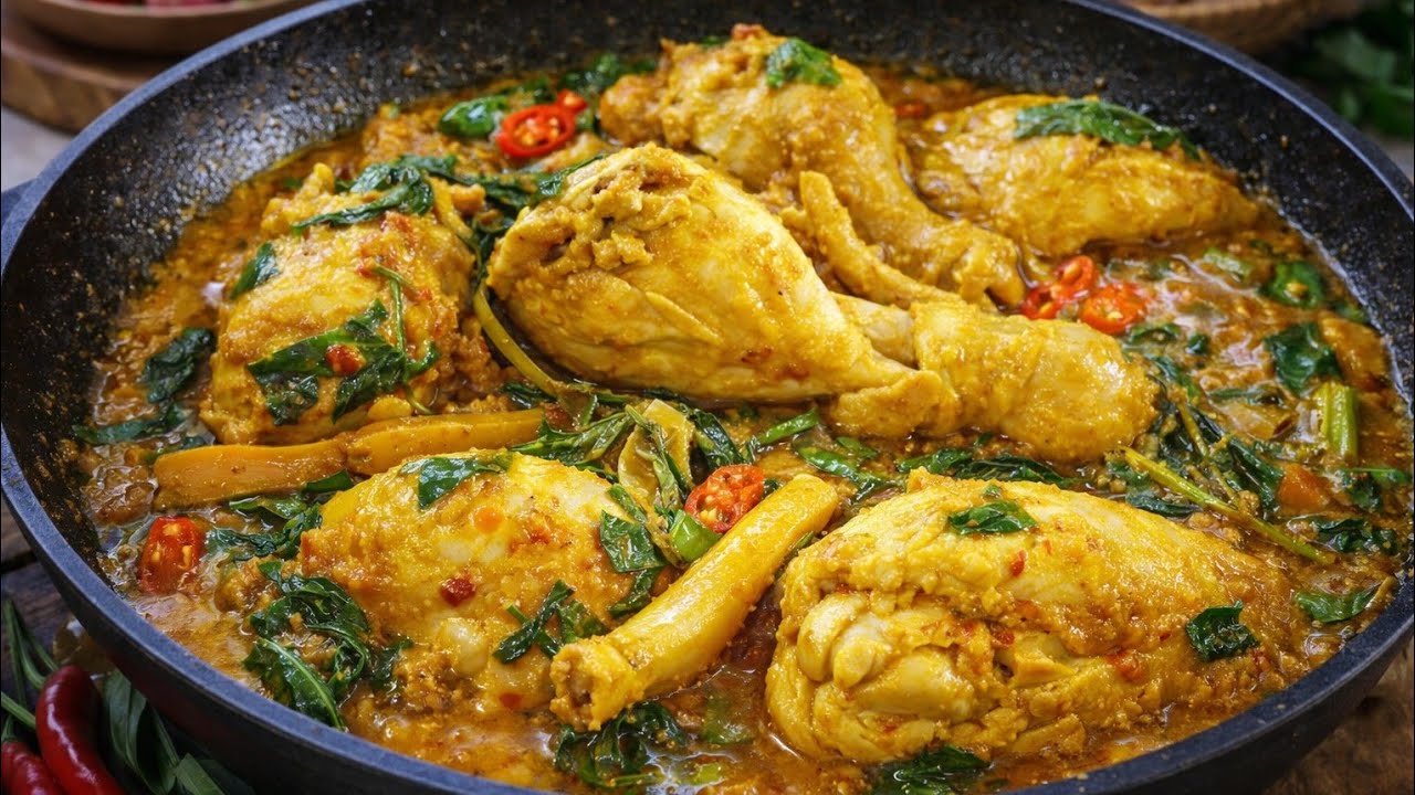 AYAM KEMANGI BUMBU KUNING DIJAMIN KETAGIHAN