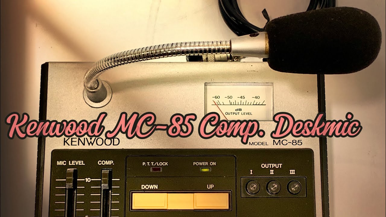 Kenwood MC-85 Comp. Deskmic - YouTube