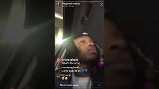 Kingvon and Nba youngboy beefing on Instagram live...