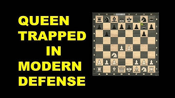 Queen Trapped in Modern Defense | Chess Openings | Chess Tricks | Chess Game | Learn Chess