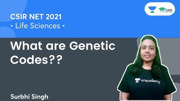 What are Genetic Codes?? | CSIR NET 2021 By Surbhi Singh #shorts